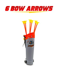 GoBroBrand Bow Arrow Set Kids -Green Light Up Archery Toy Set -Includes 6 Suction Cup Arrows, Target & Quiver Boys & Girls Ages 3 -12 Years Old